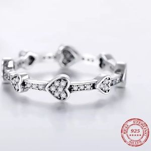 A New Sterling Silver Heart Ring